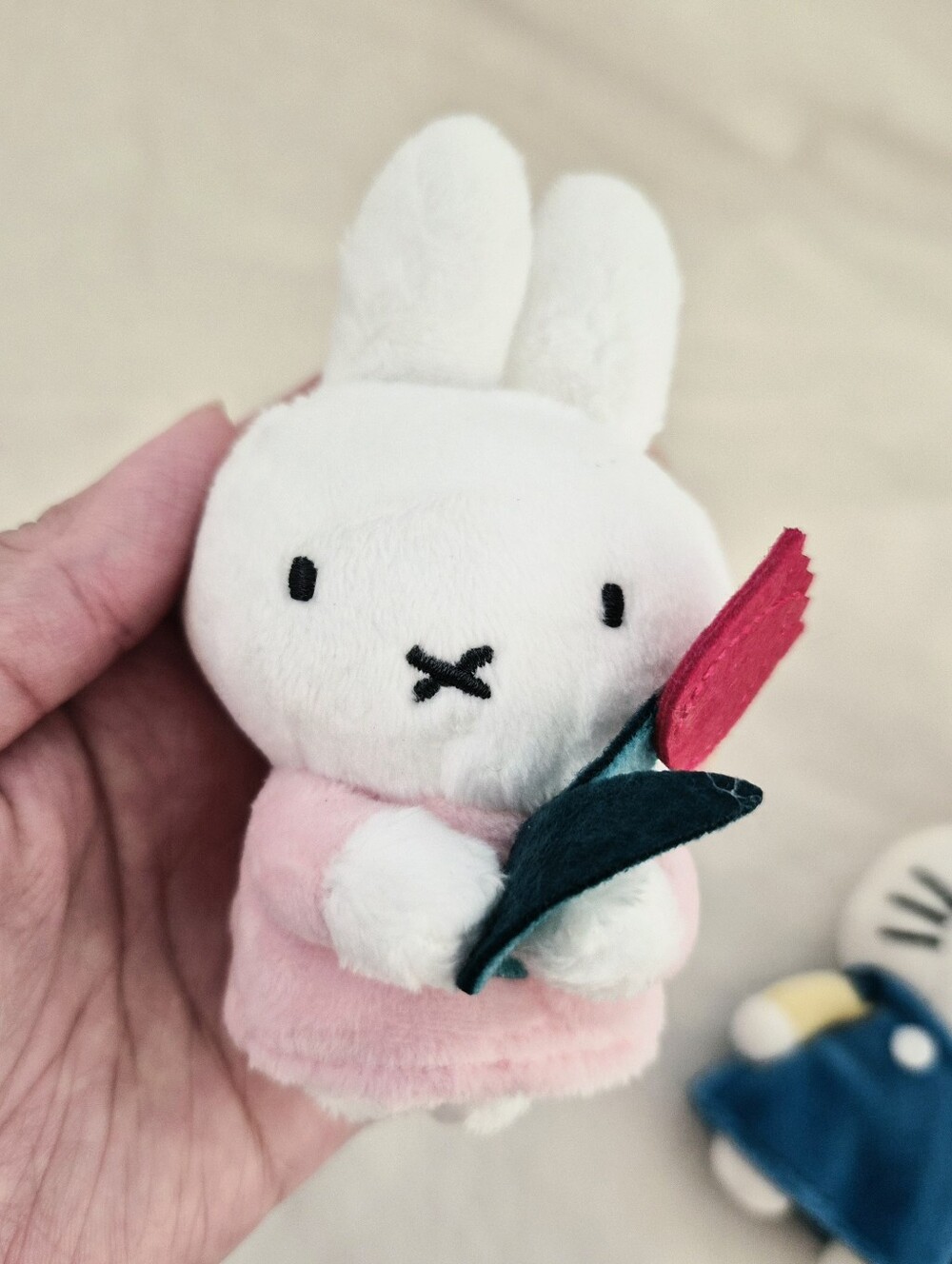 Miffy Small Plush Charm Keychain